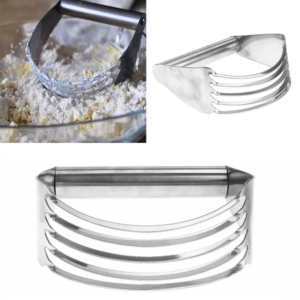 1pc Stainless Steel Manual Flour Butter Mixer Blender Baking Kitchen