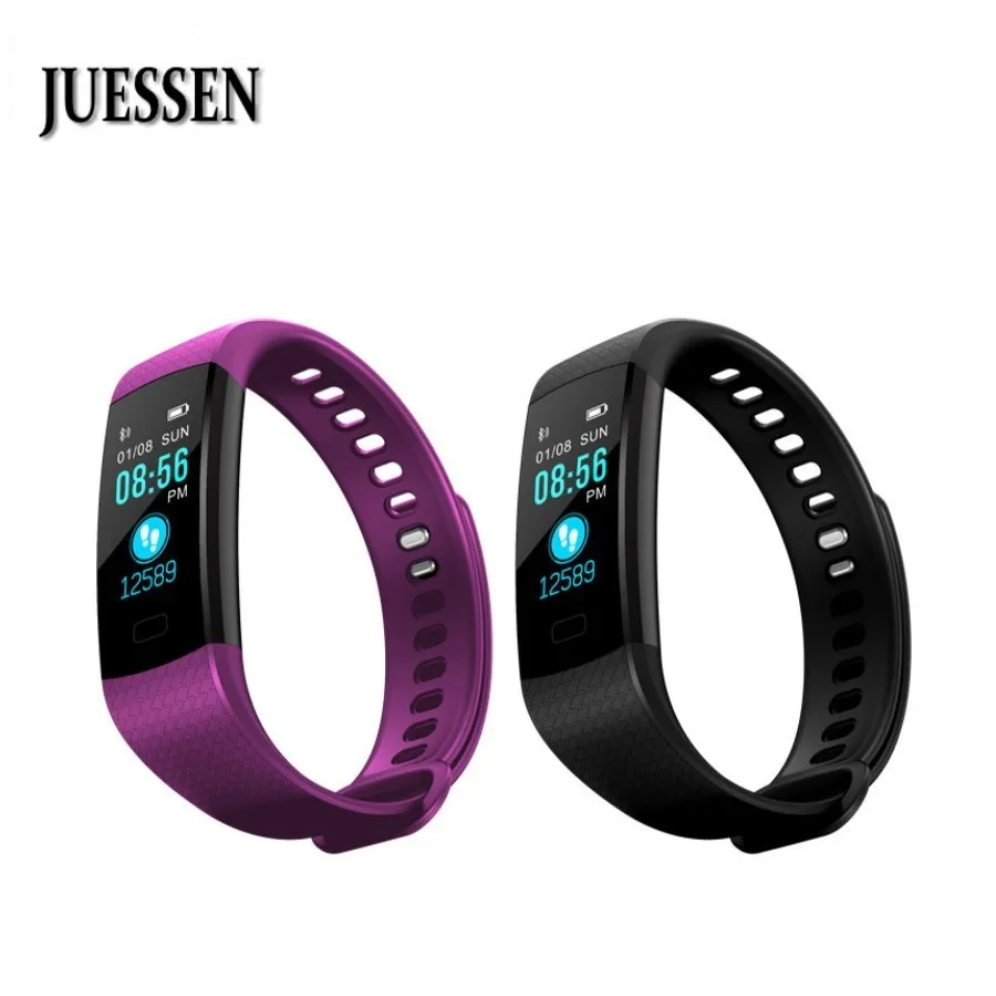 

Hot Y5 Smart Wristband Sleep Tracker Watch Color Screen Electronics Fitness Tracker Bracelet Heart Rate Monitor PK mi band 3 2