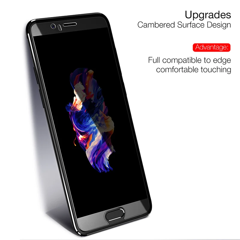 Премиум Закаленное стекло для OnePlus 6 6T 5T прозрачный 2.5D 9H протектор экрана One Plus 1 +