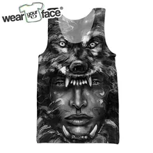 Empress Wolf 3D все печатные майка для тренажерного зала пляжные без рукавов хипстер летняя уличная Мужская и женская одежда плюс размер Прямая поставка