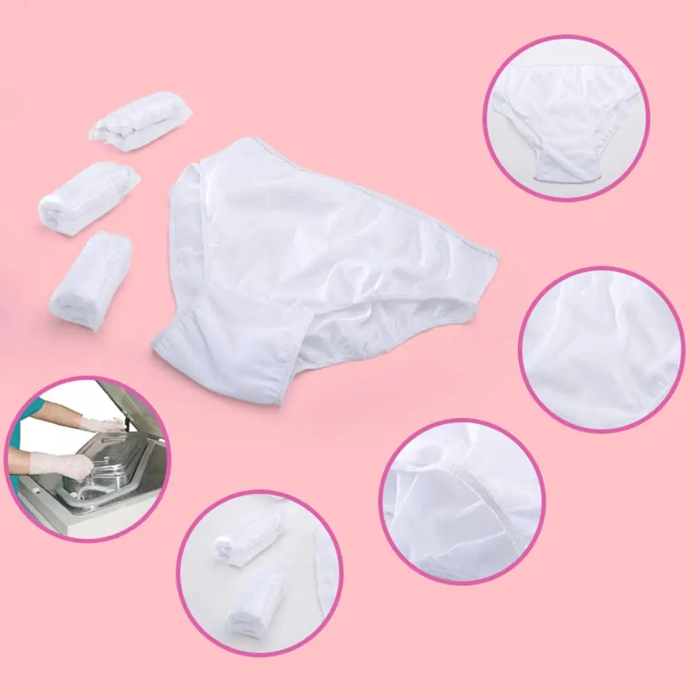 4 PCS Disposable Underwear Sanitary Safety Briefs Maternal Supplies Travel Prenatal Postnatal Supplies