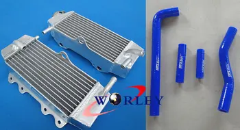 

FOR YAMAHA ALUMINUM RADIATOR&BLUE HOSE YZ250F 2002-2005 WR250F 2001-2006 2003 2004