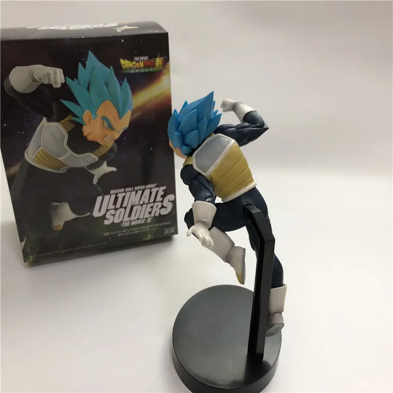 Dragon Ball Z темно-синяя Gogeta Goku Vegeta Ultimate Soldier Movie Ver. Против Супер броли битва ПВХ экшн-фигурка Драконий жемчуг зет 23 см