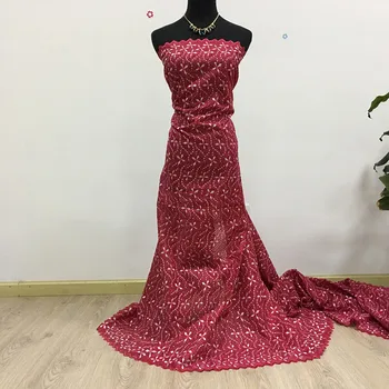 

Hot selling African lace fabric French Voile Swiss Lace For wedding dress sewing High Quality Tulle Lace Fabric 022 5yards