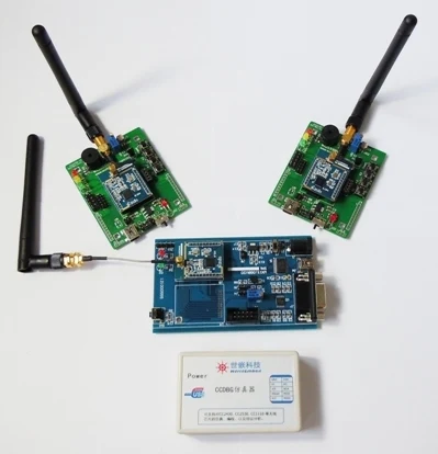 US $133.99 For CC1110 entrylevel wireless sensor network development kit Kit 3 module 3 backplane 1 emulator
