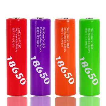 

4PCS Varicore V-18D New Original 18650 2500mAh Battery 3.6V Discharge 20A Dedicated E-cigarette lithium batteries + Pointed