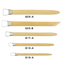 1 шт. Bamboo лезвие с зубом Инструменты моделирования Цветной глины инструмент для пластилина Плесень Игрушки Хобби обучения Образование