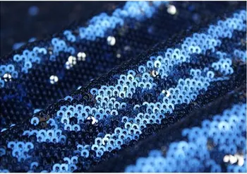 

Blue Sequin Fabric, Costume dress fabric, super luxury sequin fabric, by the yard
