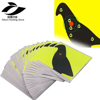 

200pcs/Lot Splatter Blossom Target Stickers, Pattern Dove, Diameter 3"/7.5cm, Shooting Target, Outdoor Indoor Sport