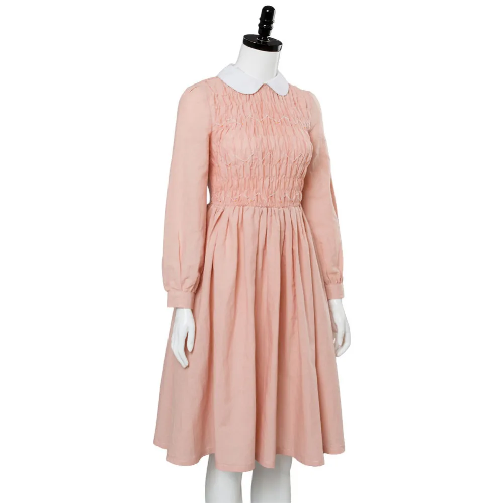 Необычный костюм для косплея Eleven Millie Bobby на заказ розовое платье|cosplay costume|pink cosplay