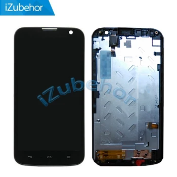 

100% warranty black LCD Screen Display with Touch Screen Digitizer+Frame For HuaWei Ascend G730 G730-T00 G730-U00 free shipping