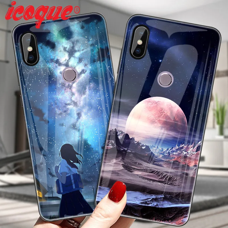 Роскошный стеклянный чехол для Xiaomi Redmi Note 6 Pro 5 Plus Xiomi Mi A2 Lite A1 4X 6A чехол|Бамперы| |