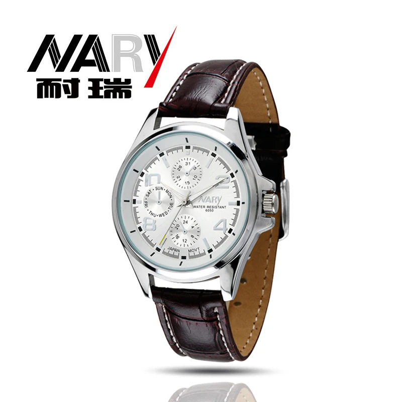 NARY Watches men luxury brand Business Watch quartz Watch sport men full steel wristwatches Casual clock