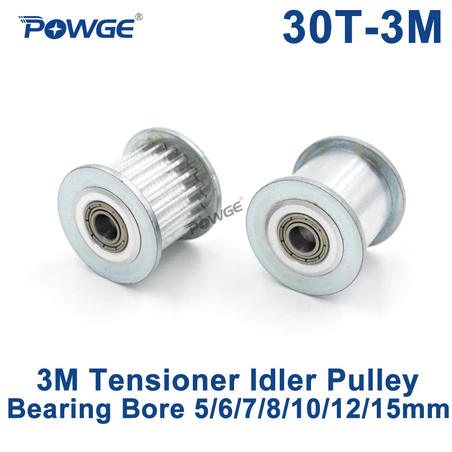 3M-60T Idler Timing Pulley Bearing Bore 5-15mm for Width 11/16mm Belt 3D Printer 