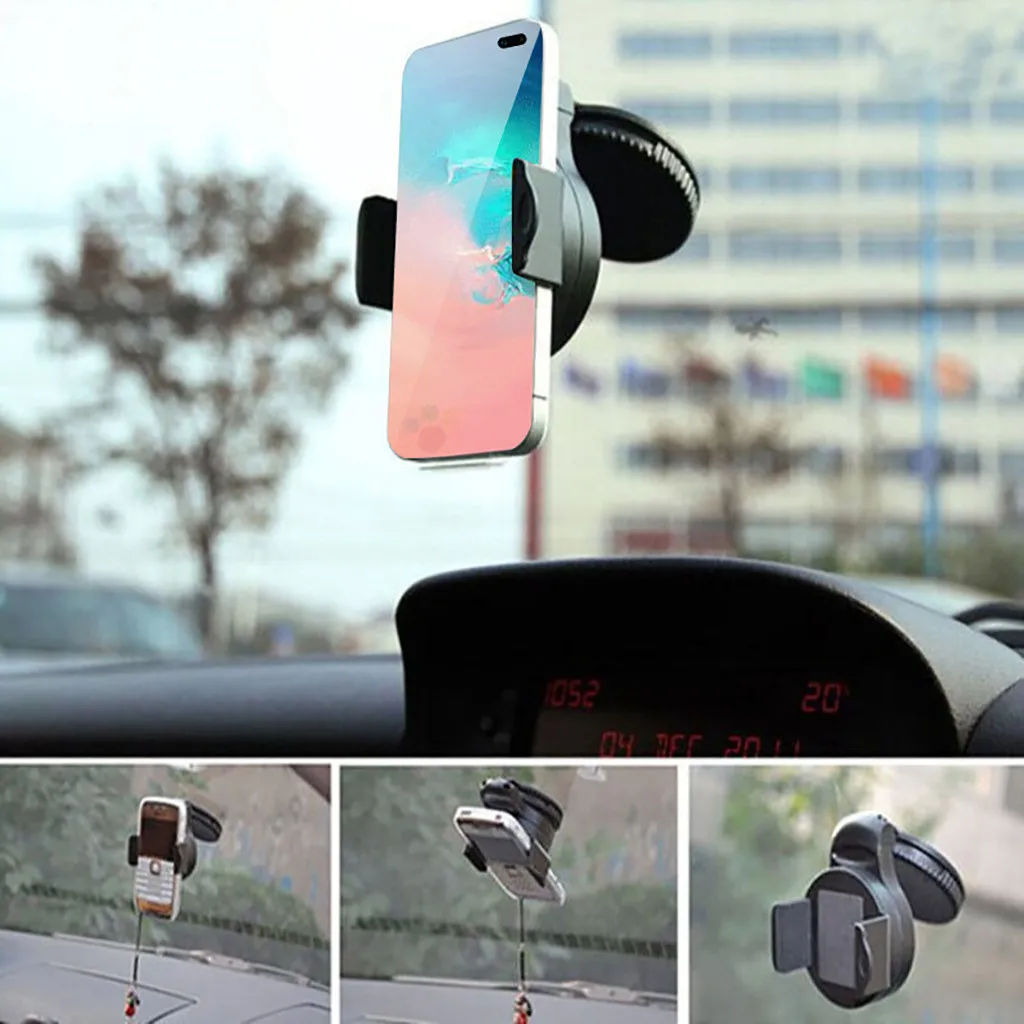 

360° rotation Car Mobile Phone Holder Suction Cup telefoonhouder auto soporte movil coche Window Mount Stand Bracket For iPhone
