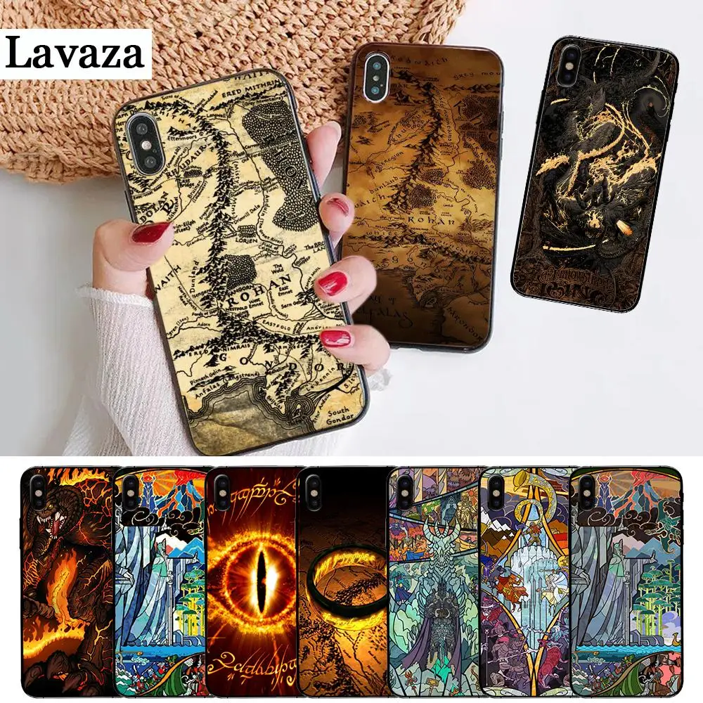 

Lavaza The Lord of The Rings the one ring Silicone Case for iPhone 5 5S 6 6S Plus 7 8 X XS Max XR