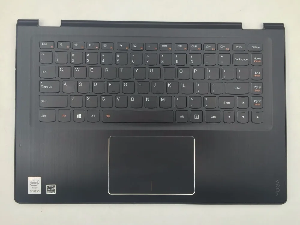 New Original For Lenovo Yoga 3 11 Palmrest Top Cover Upper Case + keyboard With Touchpad Black AM19O000600