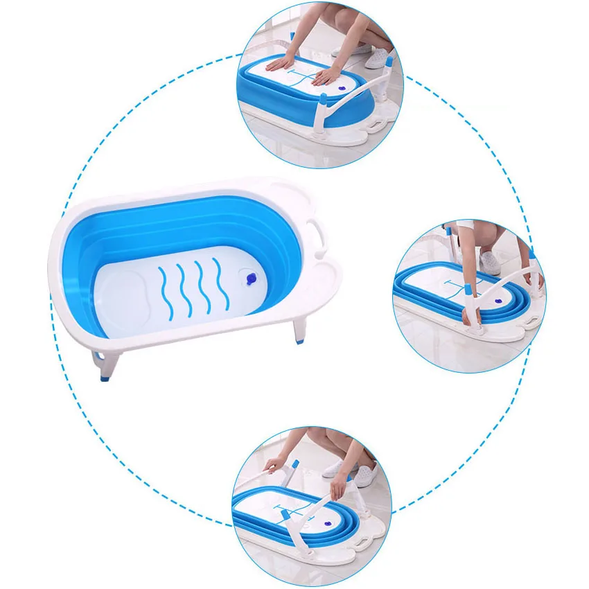 New style foldable baby bathtub/cheap folding baby bath tub
