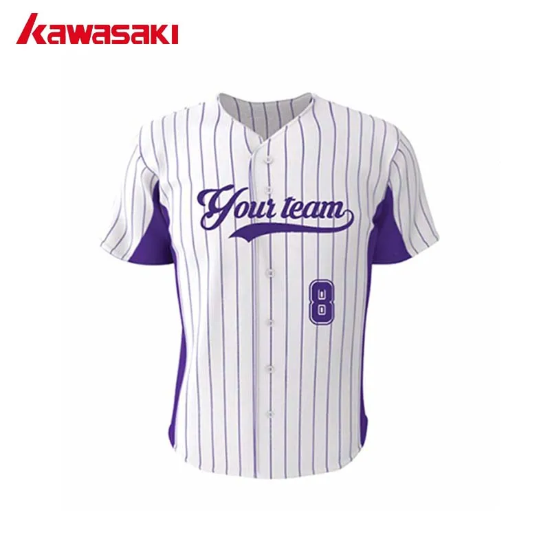 kawasaki Brand Fans Baseball Jersey Top 