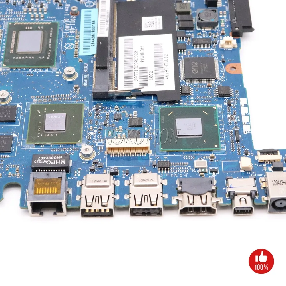 NOKOTION LA-7451P 01GY8V CN-01GY8V материнская плата для ноутбука Dell XPS 14z L412z I5-2450M Процессор DDR3 GT520M 1 ГБ основной плате полный испытания