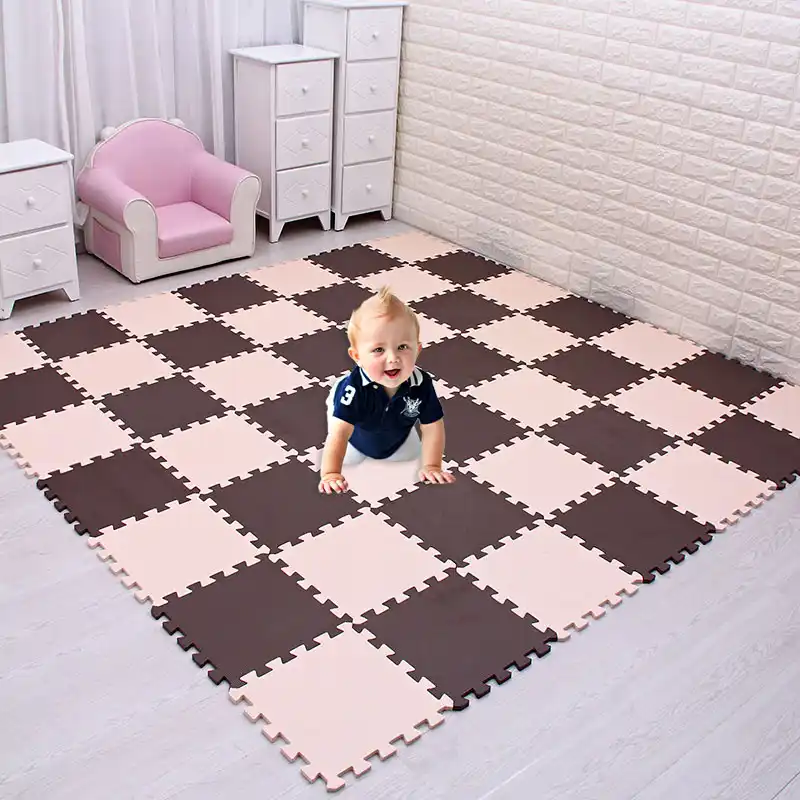 18pcs Home Floor Mats Bathroom Carpet Foam Tapete Exercise Floor Mats Bathroom Carpet Foam Tapete