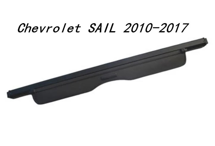 

JINGHANG Car Rear Trunk Security Shield Cargo Cover For Chevrolet SAIL 2010 2011 2012 2013 2014 2015 2016 2017 ( black, beige)