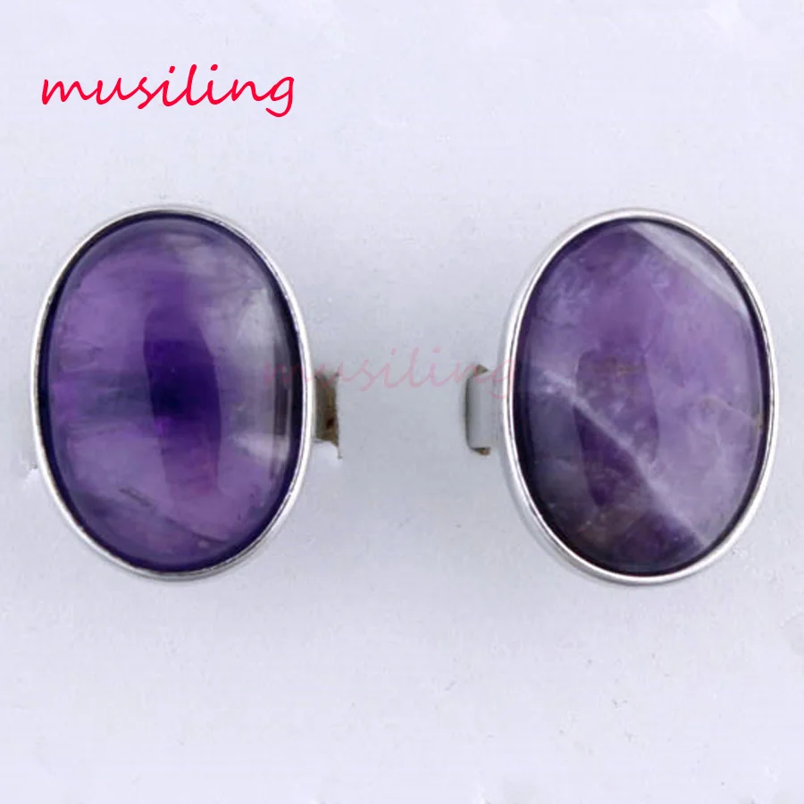

Charms Oval Cabochon Ring Natural Gem Stone Adjustable Rings Accessories Silver Plated Fashion Jewelry Retail 1 Pcs