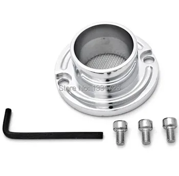 

NEW ATV Exhaust Tip Muffler Power Polished Chrome For Yamaha Grizzly 80 with stock exhaust system (All Years)