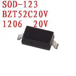 100 шт. SOD-123 стабилитрон BZT52C8V2 BZT52C7V5 BZT52C6V8 BZT52C6V2 BZT52C5V6 BZT52C5V1 BZT52C4V7 BZT52C4V3 BZT52C3V9 BZT52C3V6