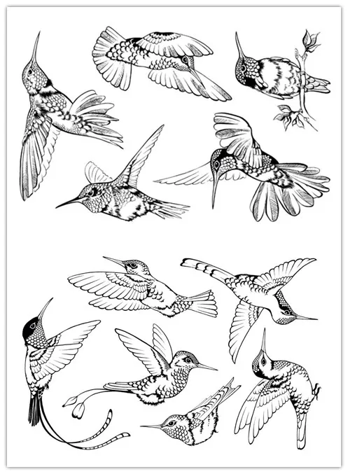 

bird Transparent Clear Silicone Stamp/Seal for DIY scrapbooking/photo album Decorative clear stamp sheets A1282