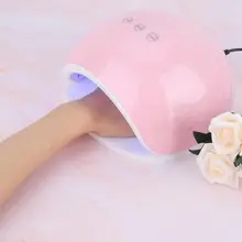 75 Вт Мощный УФ светодиодный светильник для ногтей Быстрый Сухой интеллектуальный датчик маникюрная лампа с евро вилкой 110-240 В