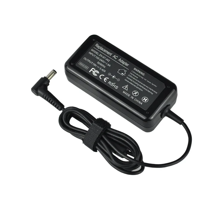 19V 3.42A 65W AC адаптер питания зарядное устройство для ноутбука Asus A3 A600 F3 X55 A8 F6 F83CR X50