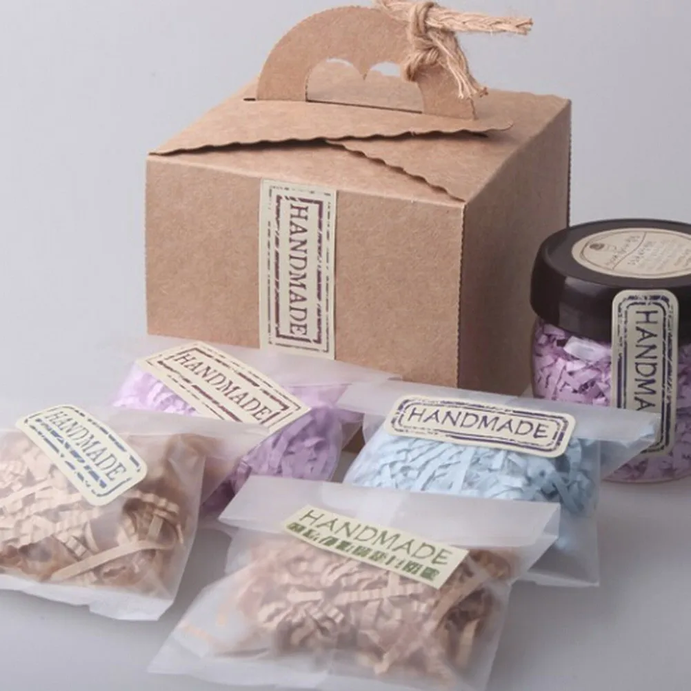 Handmade Sealing Sticker Adhesive Baking Seal Label Kraft Sealing