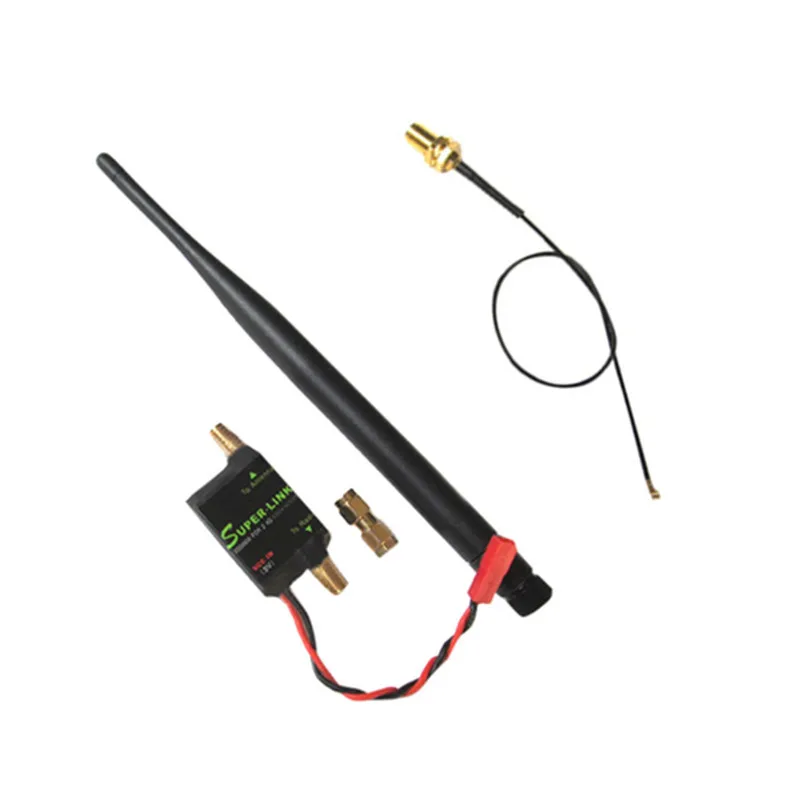 2.4G 2W Radio Signal Booster And Antenna And Feeder For DJI Phantom Multirotor TX Extend Range For RC Quadcopter Spare Parts
