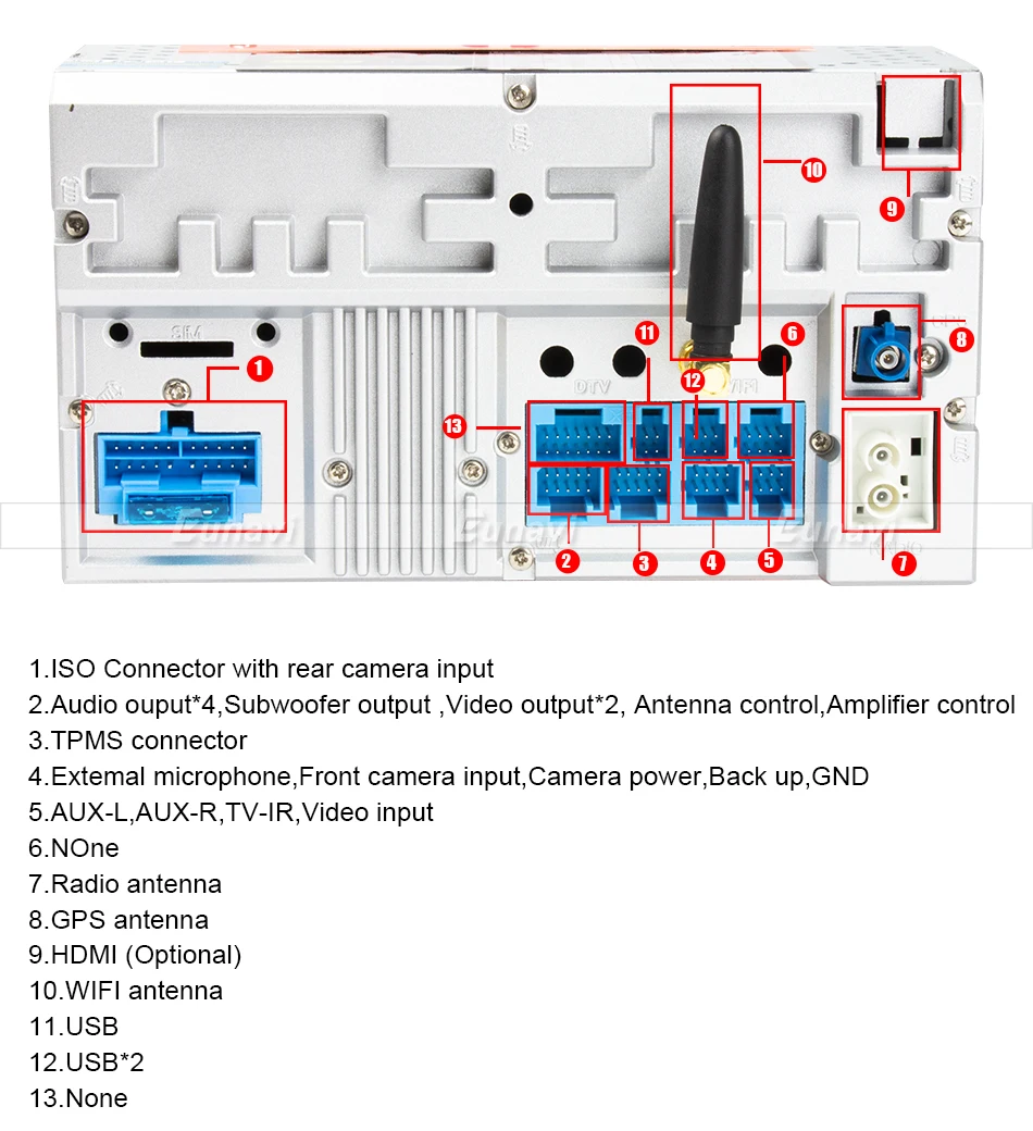 Best Eunavi 2 Din Quad core 9