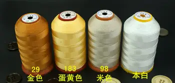 

25color 3pcs/lot Imported polyester High quality Sewing Thread,Big Spool,300D 1000m/Spool,Both For Machine By Hand High Tenacity