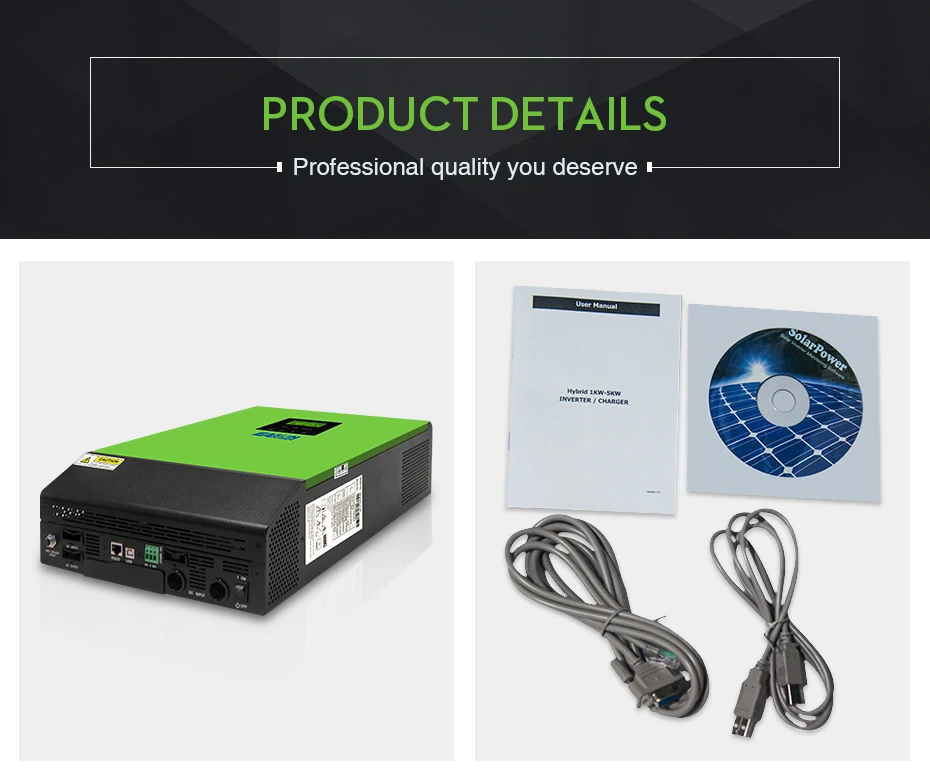 EASUN POWER 110V Grid Tie Inverter Split Phase 120V 2400W 24V Solar Inverter 2000W MPPT Inverters Pure Sine Wave Hybrid Inverter_18