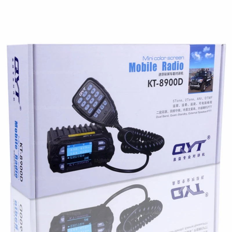 2018 новейший QYT KT-8900D двухдиапазонный четырехдиапазонный автомобильный