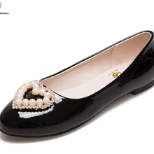 Оригинальное предназначение, женская обувь на плоской подошве, красивая обувь на плоской подошве с круглым носком, цвета: черный, белый, бежевый, золотой, серебряный, розовый, красный, синий, женская обувь, большие размеры 3,5-20