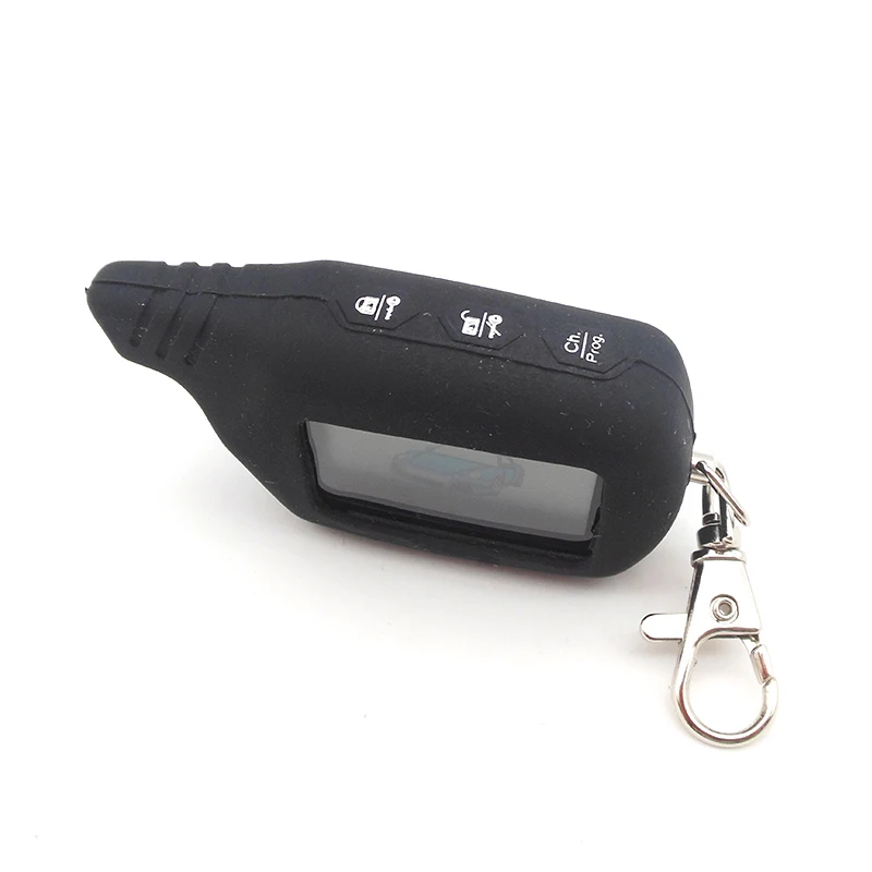 

A91 LCD remote controller for 2 way car alarm starline 91 engine starter starline A91 fob keychain/lcd body remote free shipping