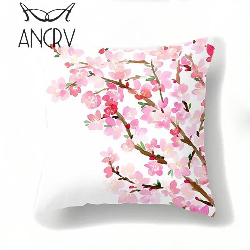 

Floral Printed Pillow Case Pillow Cover High Quality Linen Throw Pillow Case Seat Home Decorative Pillowcases VQT9790