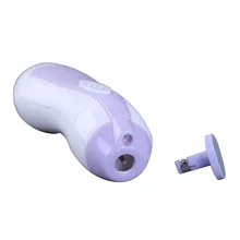 Электрический Маникюр Педикюр Красота Макияж Украшение ногтей пилка по уходу за ногтями Набор лаков фиолетовый с 6 шт. сверла аксессуары и чехол для хранения