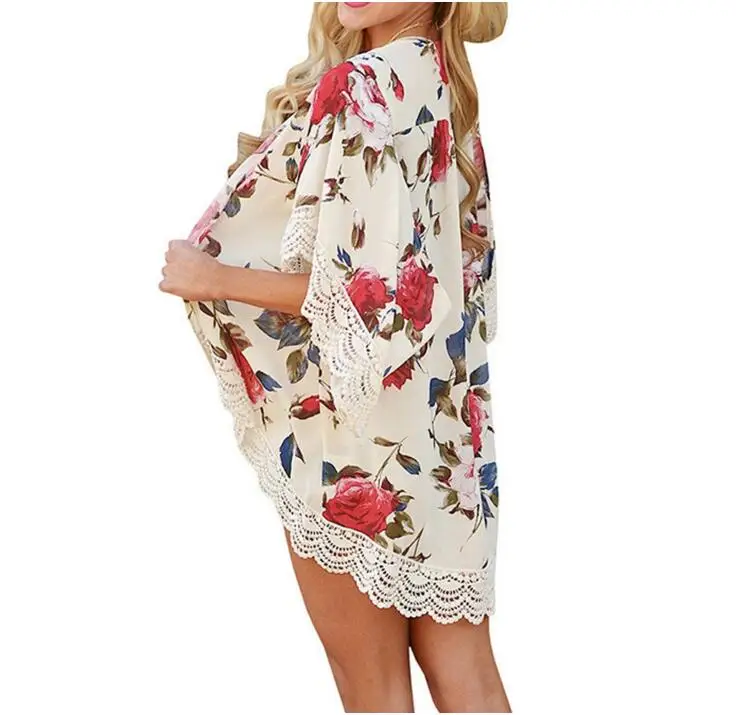 

2021 New Arrival Sexy Women's Blouse Lace Stitching Women Shirts Casual *new*