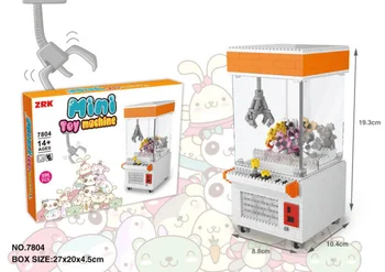 

Clip Doll pink machine crane machine blocks toys building bricks compatible with block and city toys for childrenZRK7809-1