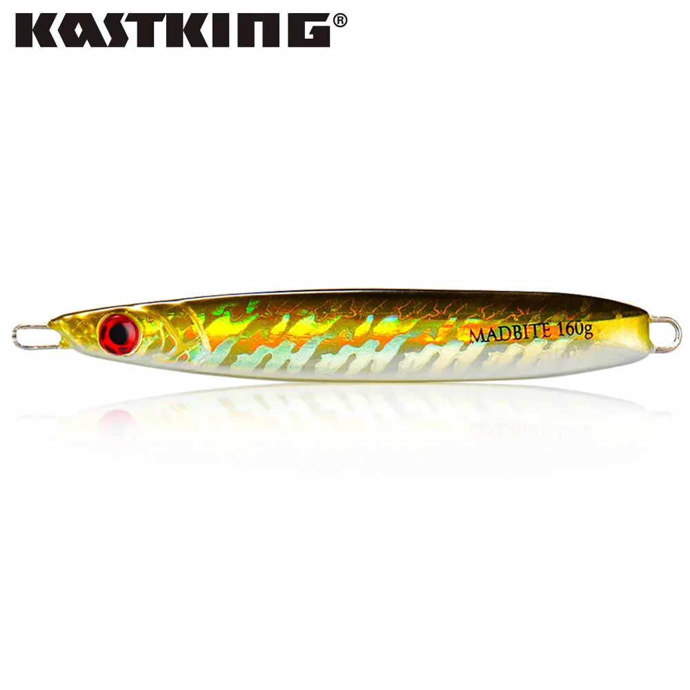 

KastKing Hard Heavy Fishing Lure 160g 15.3cm 1pc Jigging Metal Fishing Baits Spoon Lure with Big Single Hook for Carp Fishing
