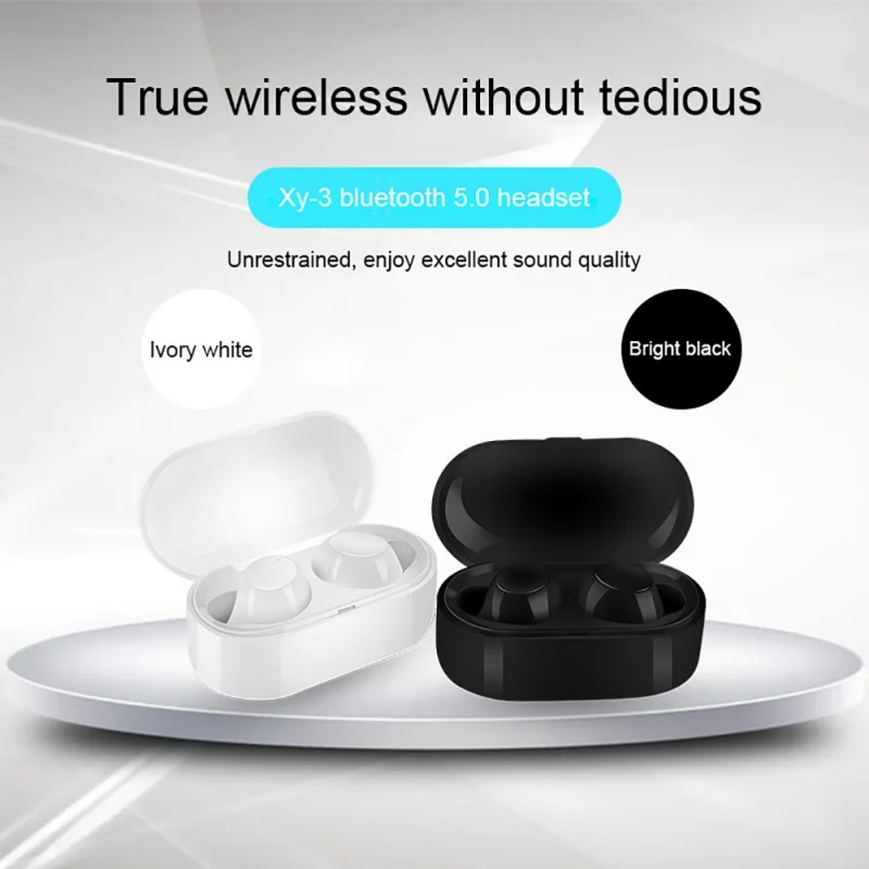 In ear Earphone For Bluetooth 5 0 Double Earbuds Portable Wireless TWS Headset Accessories