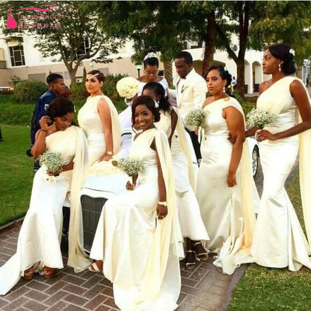 Beige Bridesmaid Dresses