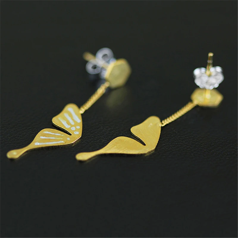 Lotus Fun Moment реального 925 пробы серебро Природный Творческий Модные украшения