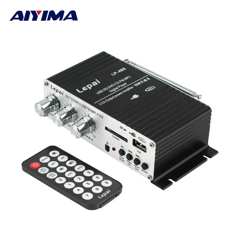 Aiyima LP-A68 радио с усилителем U диска карты MP3 многоцелевой дома автомобиль