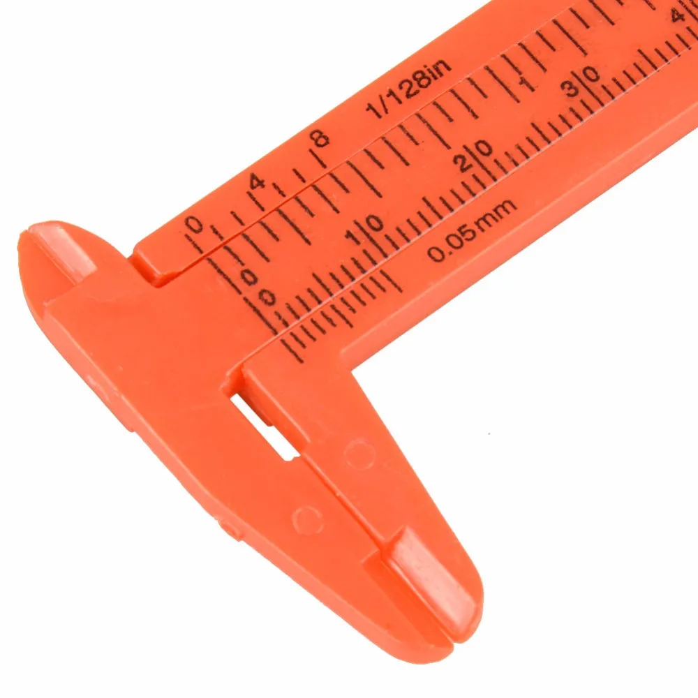 1/2/3pcs Plastic Measuring Tools Mini Vernier Calipers 1 mm/Ruler Micrometer Gauge 80mm 150mm Length Vernier Calipers